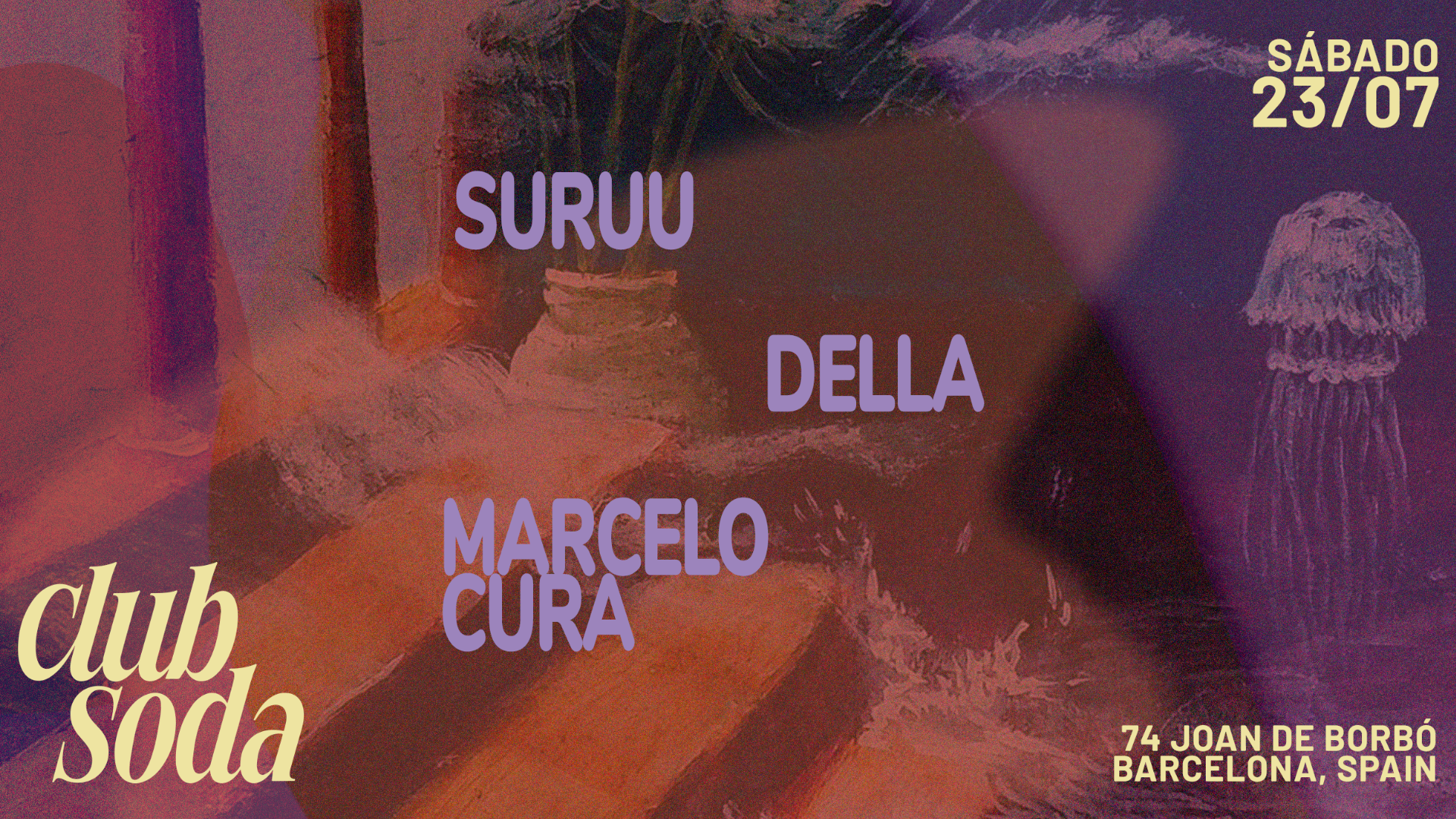 Club Soda presents Suruu, Della & Marcelo Cura image