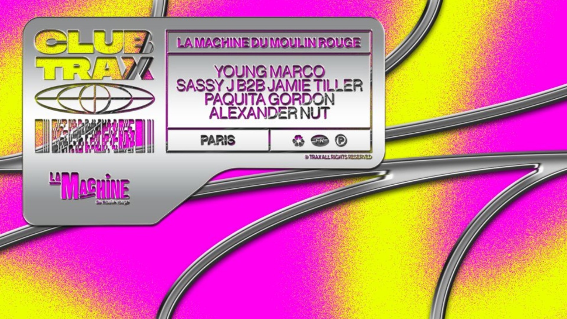 Club Trax: Young Marco, Sassy J b2b Jamie Tiller, Paquita Gordon, Alexander Nut image