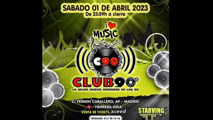 Cover for event: CLUB90