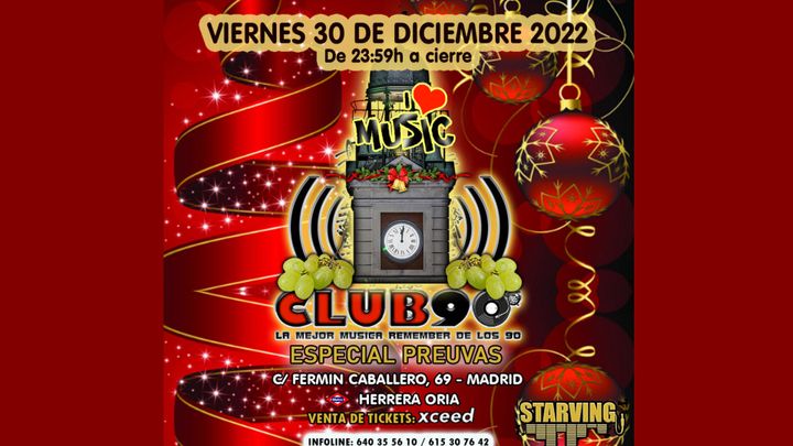 Cover for event: Club90 Especial Preuvas
