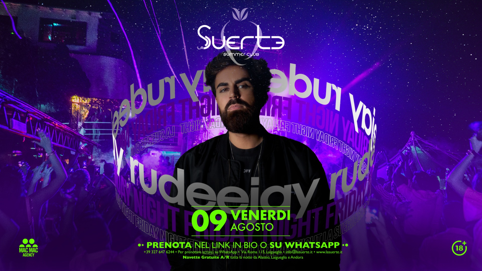 ClubFriday -La Suerte- W/Rudeejay image
