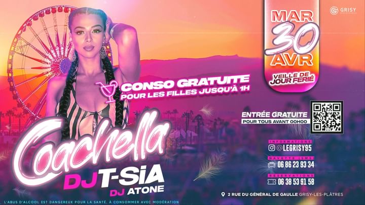 Cover for event: COACHELLA DJ T-SIA DJ ATONE