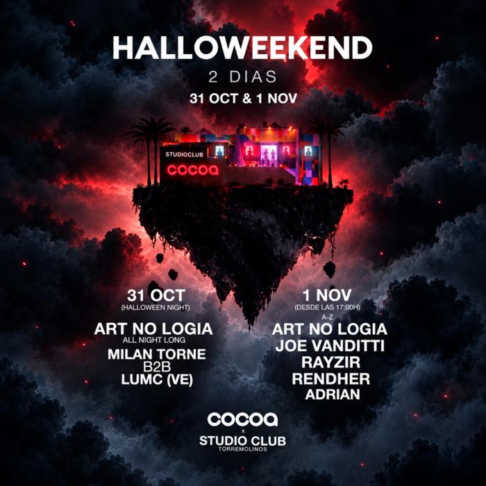 Cartel de Cocoa Halloween After-Party en Studio Club