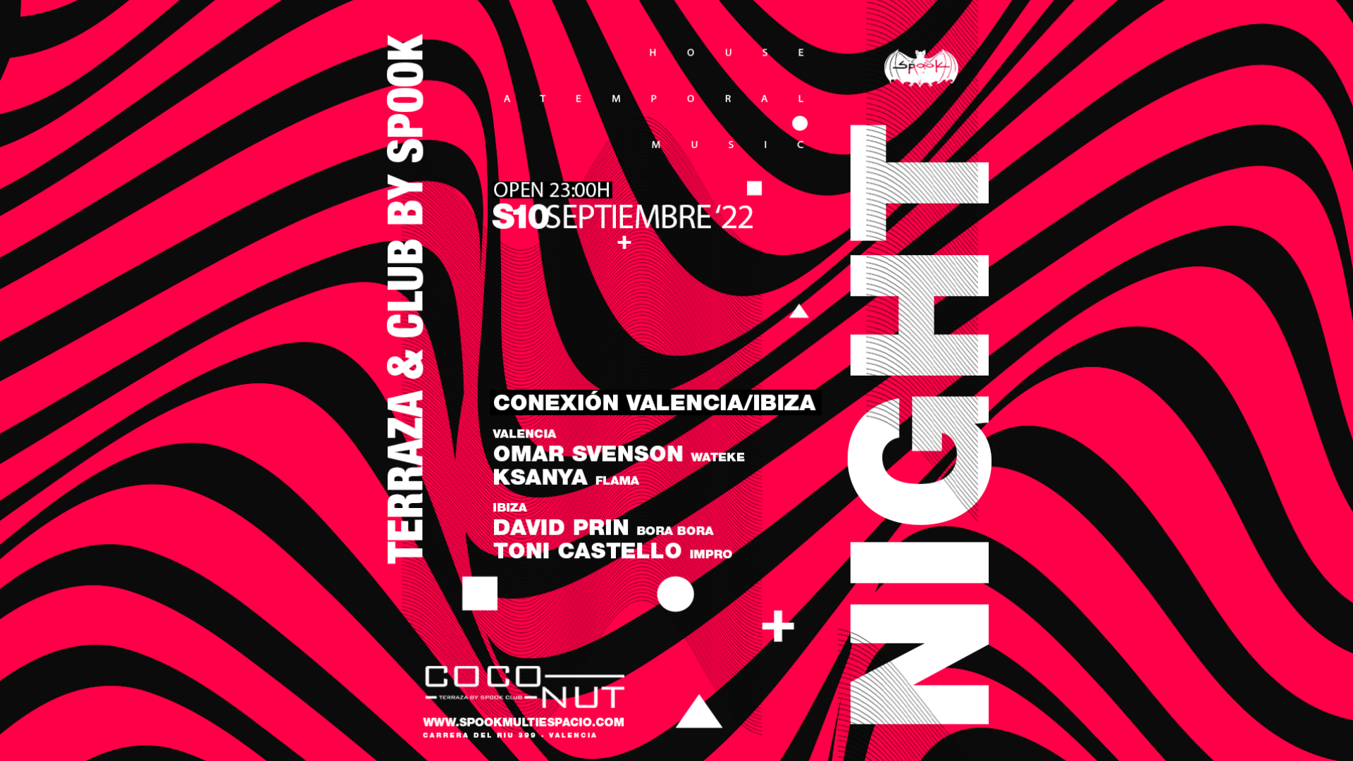 Coconut Terraza & Spook Club // Conexión Ibiza - Valencia image