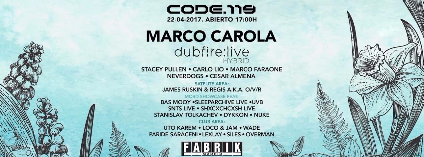 CODE 119 with Marco Carola & Dubfire image