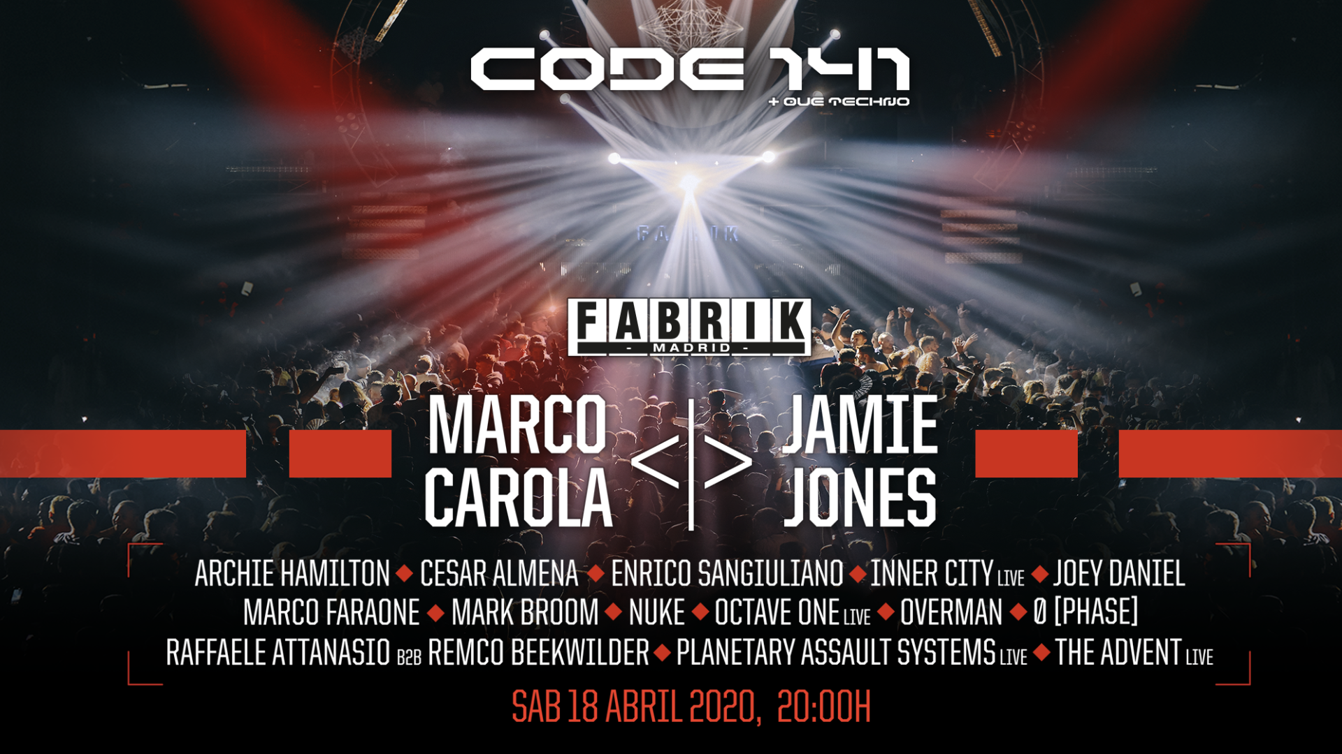 Code 141 - Marco Carola & Jamie Jones