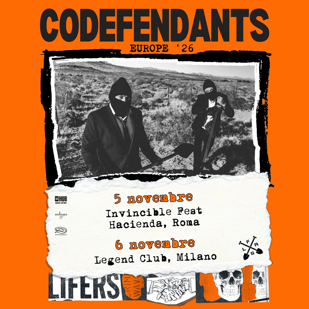 Codefendants Live @ Hacienda (RM) | 5 Novembre 2026 image