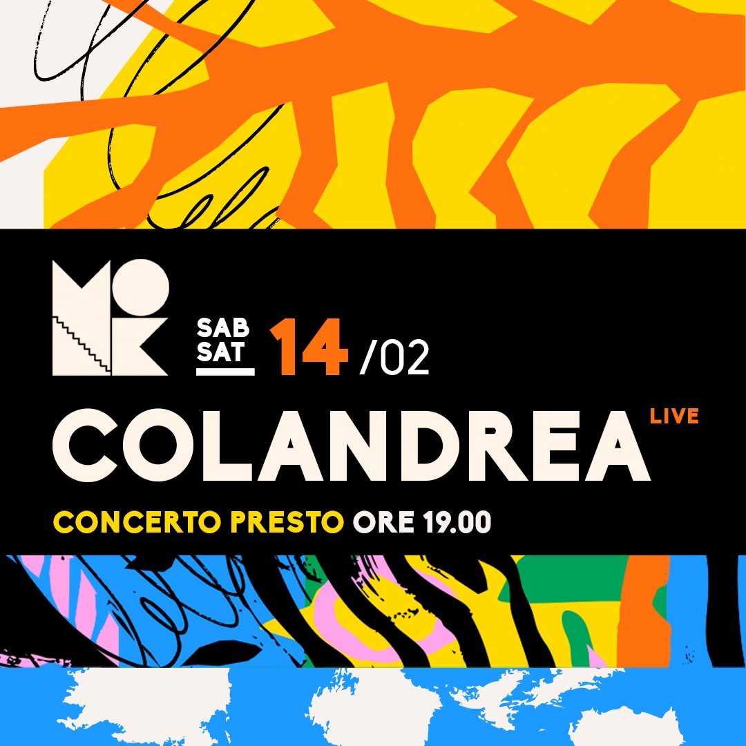 COLANDREA # CONCERTO PRESTO ORE 19.00 image