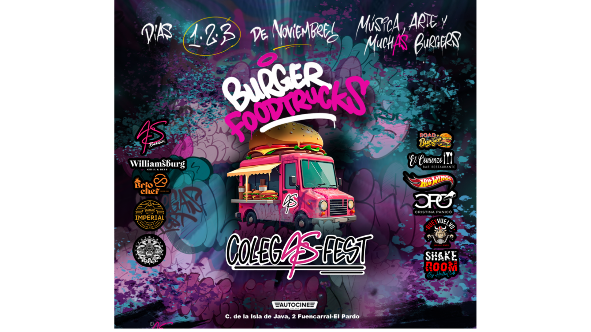 Colegas Fest, Burger´s, Musica y Arte image