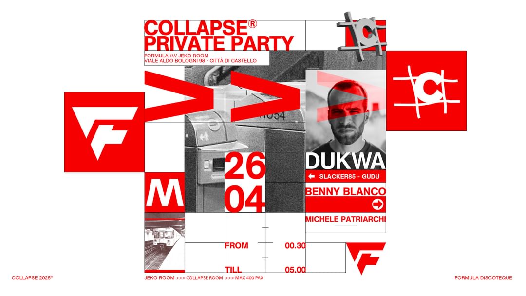Capa do evento COLLAPSE® PRIVATE PARTY 