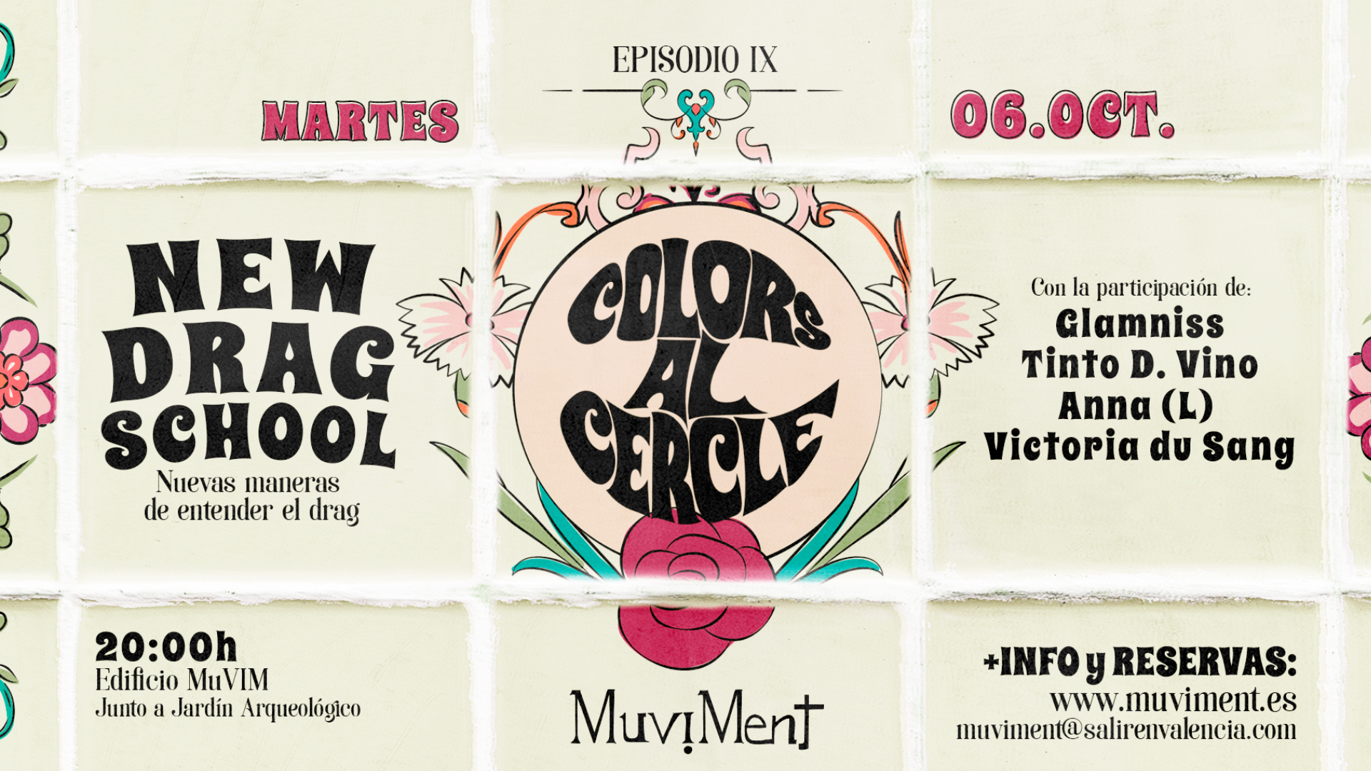 Colors al cercle - Ciclo LGBTI - New Drag School: Nuevas formas en la practica Drag.