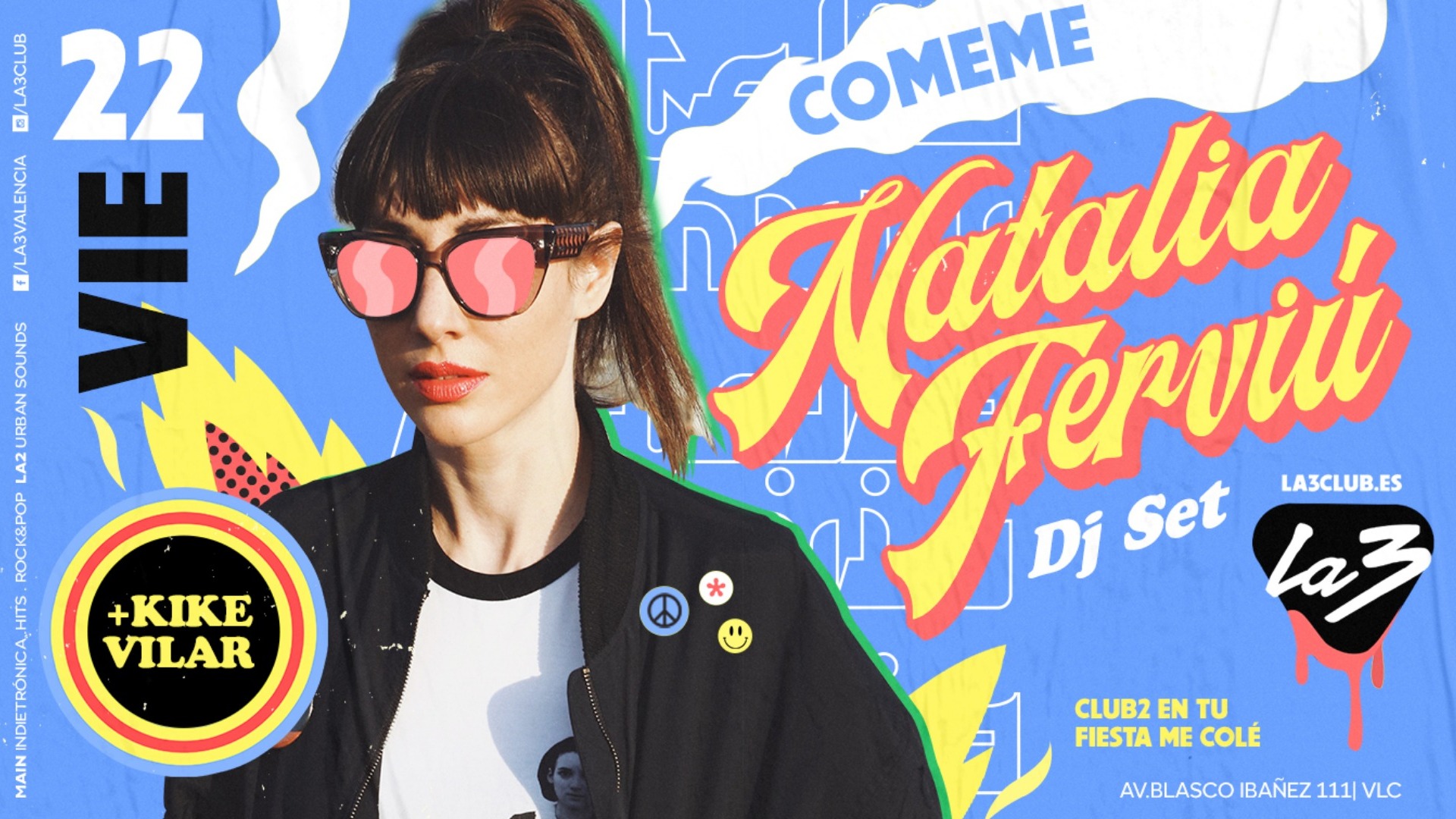 COM3ME: NATALIA FERVIU DJ set + KIKE VILAR image