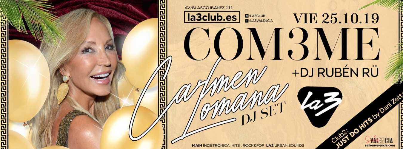 COM3ME TV:  CARMEN LOMANA & RUBEN RÜ DJ