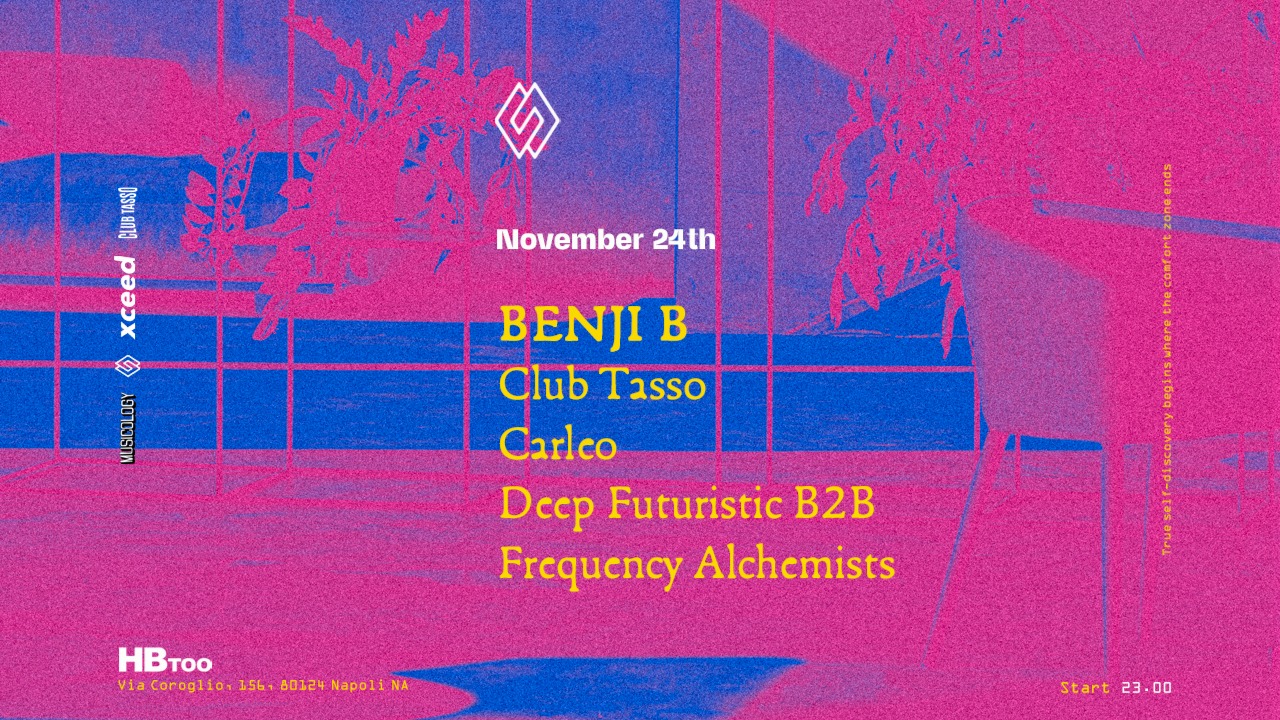 Comfort Zone #6 with Benji B - Club Tasso - Carleo - Deep Futuristic B2B Frequency Alchemists image