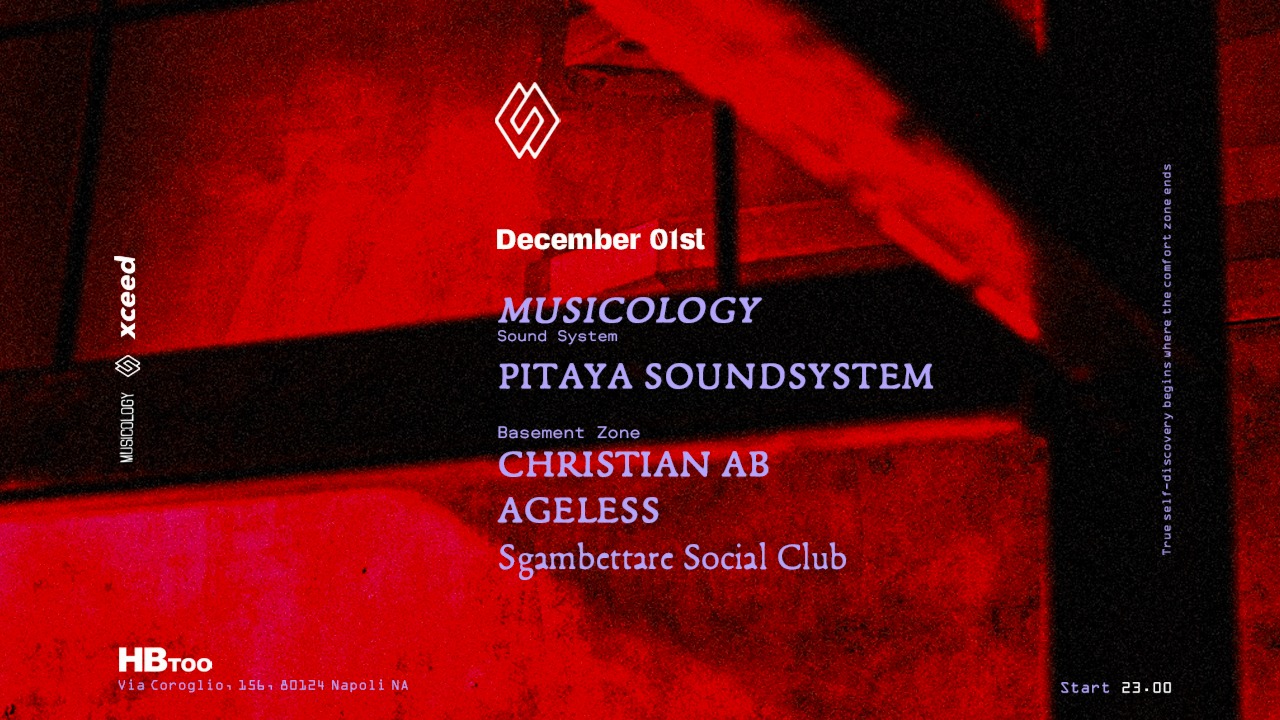 Comfort Zone #7 with Cristian AB - Pitaya Soundsystem - Ageless - Sgambettare Social Club image