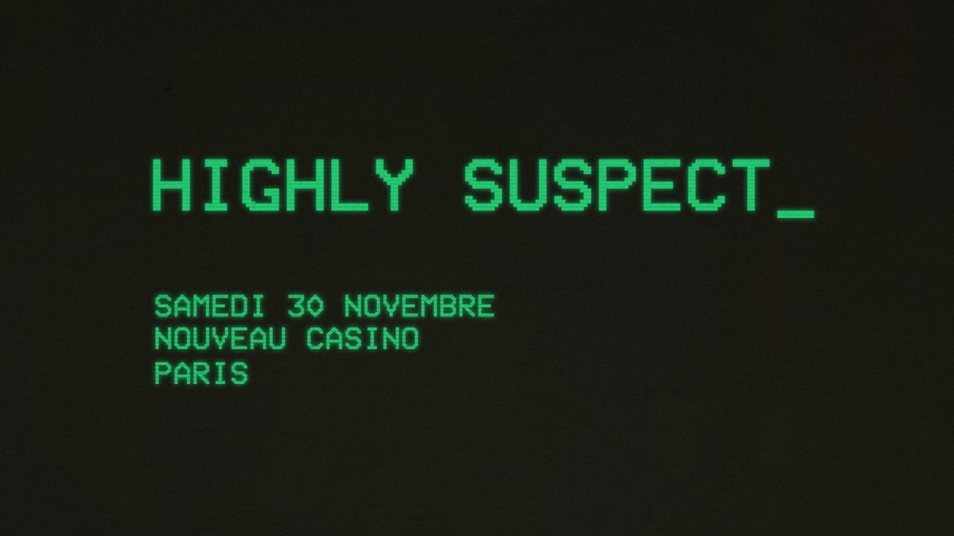 Complet - Highly Suspect en concert ! image