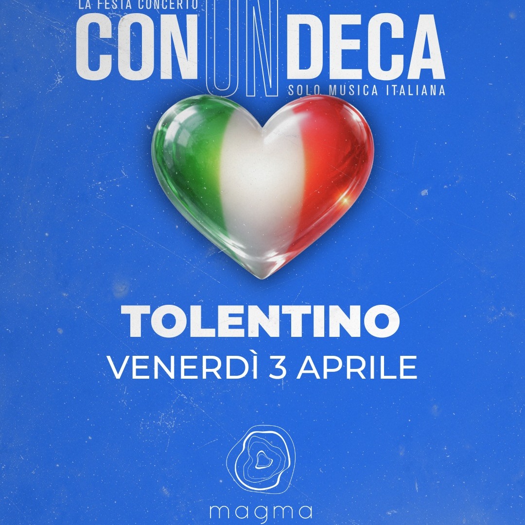 CON UN DECA at MAGMA - VENERDÌ 3 APRILE image