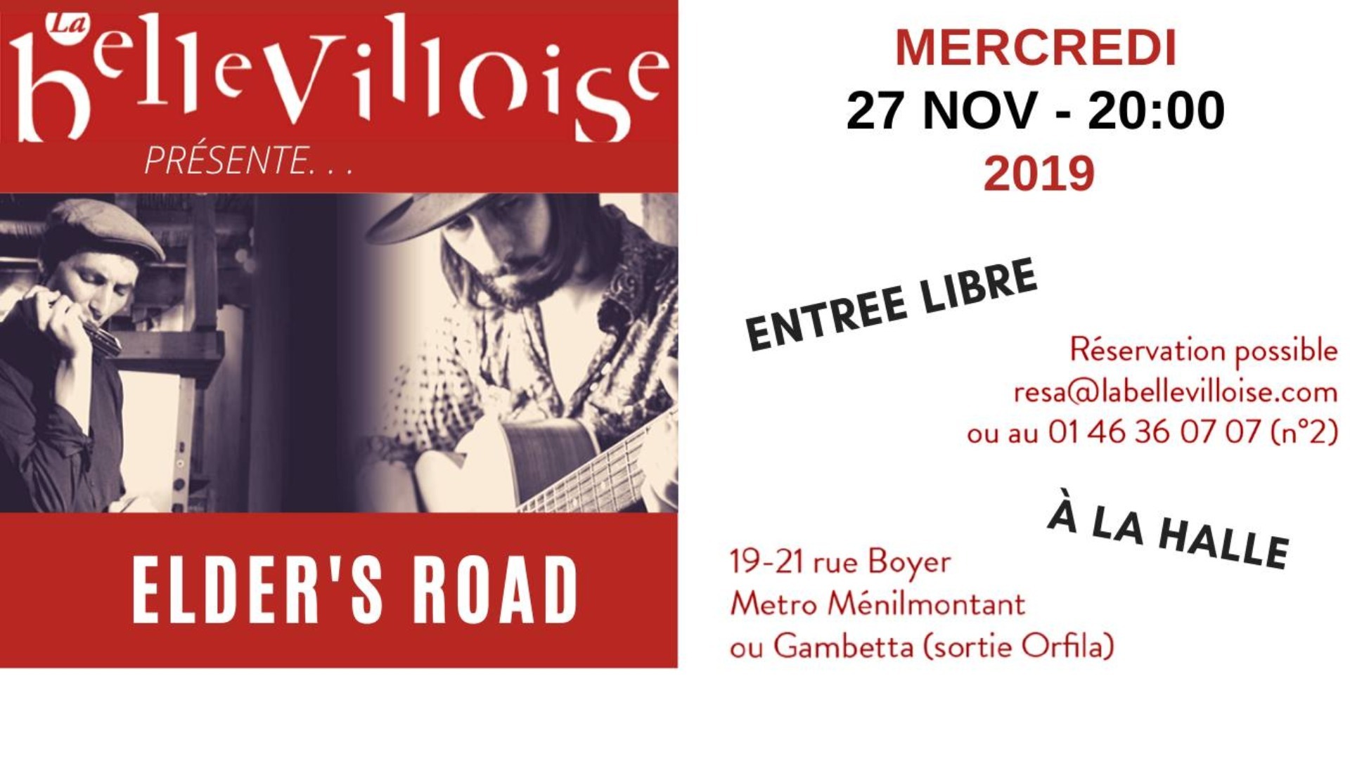 Concert d'Elder's Road image