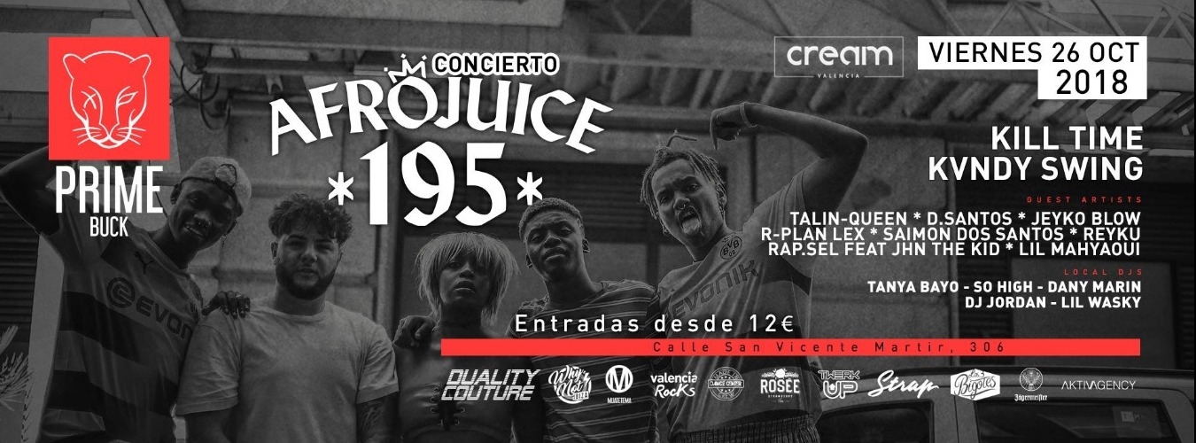 Concierto Afrojuice 195 en CREAM VALENCIA image