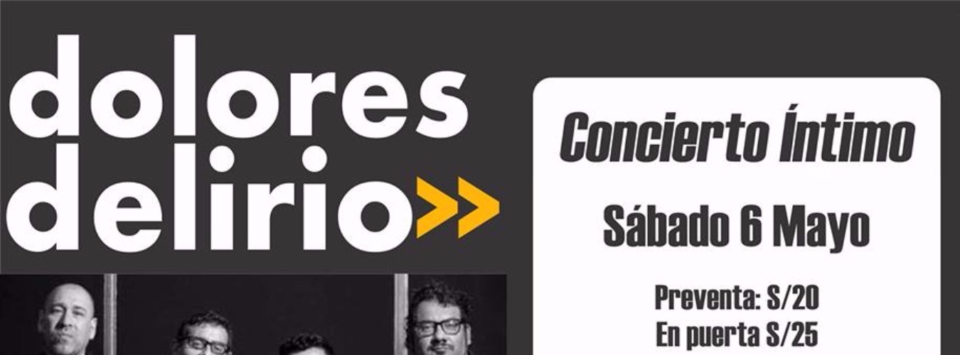 Concierto íntimo: DOLORES DELIRIO // Extraño Deseo - RAYMI Restobar image