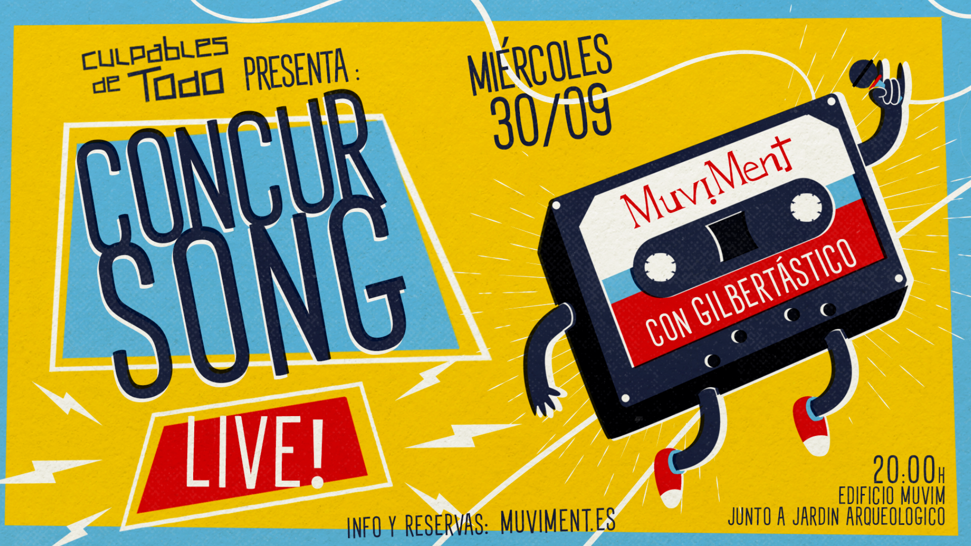 ConcurSong LIVE con Gilbertástico · Un quiz sobre música al aire libre