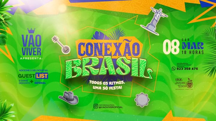 Cover for event: CONEXÃO BRASIL #VaoViver