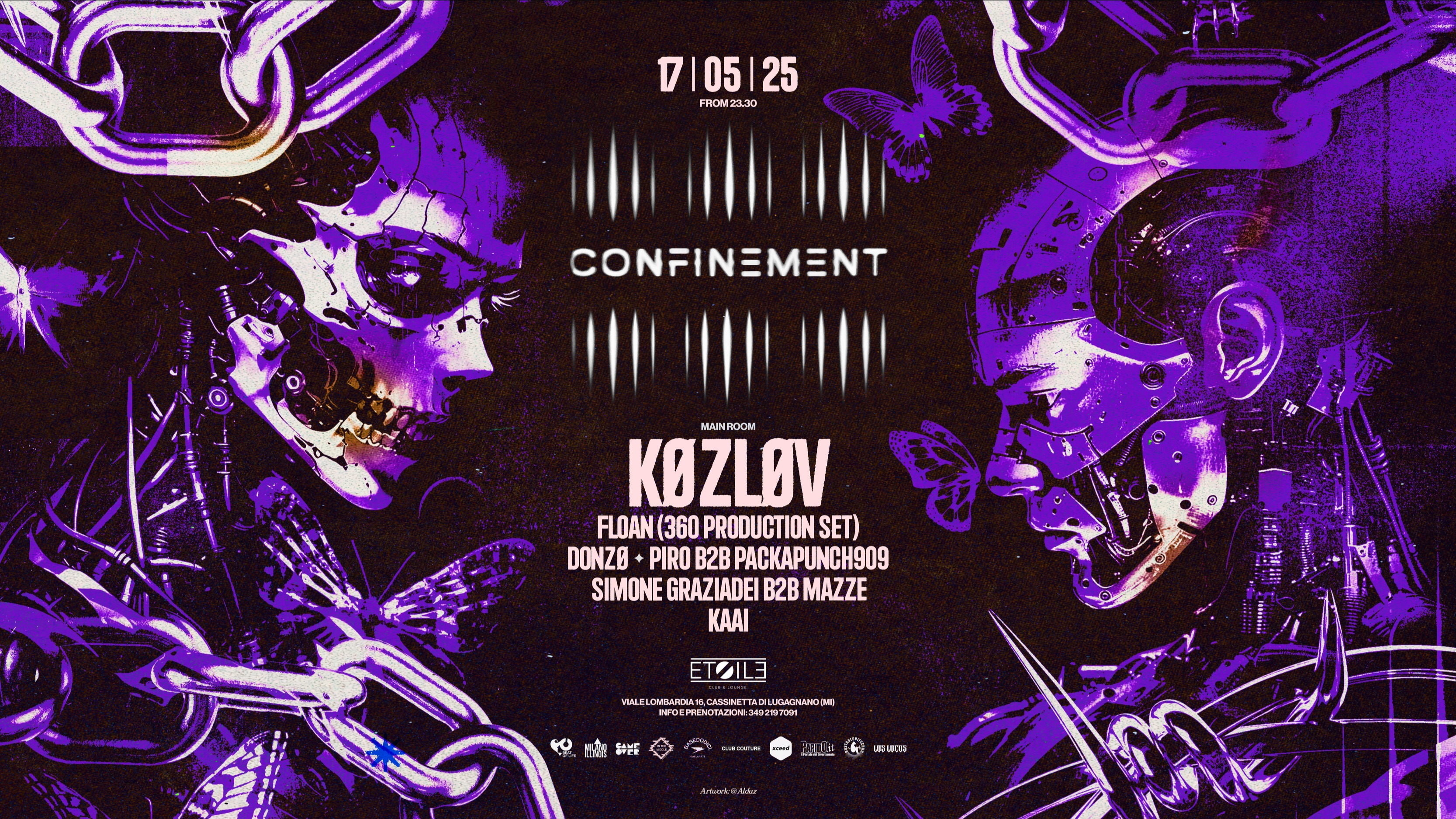 CONFINEMENT w/ KOZLOV  | 17.05 @Etoile image
