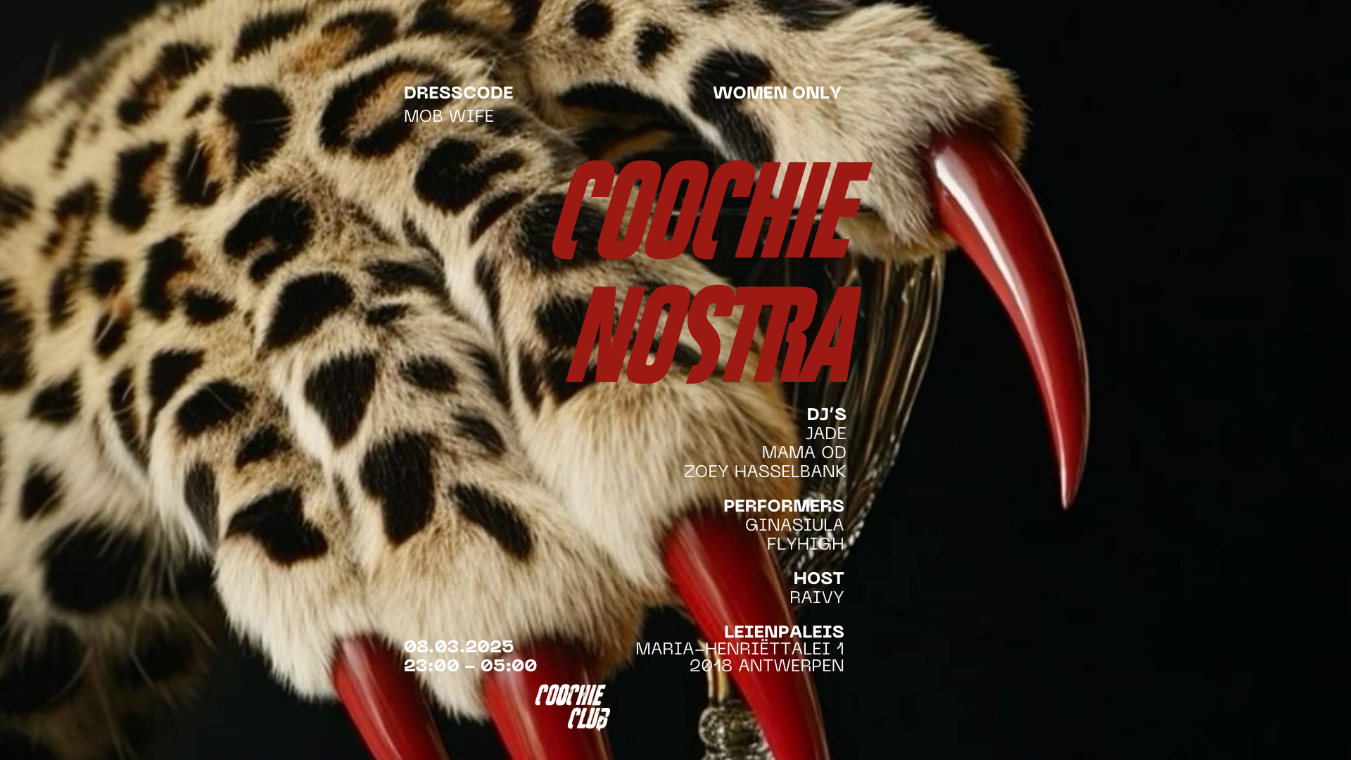 Coochie Nostra - Women Only event