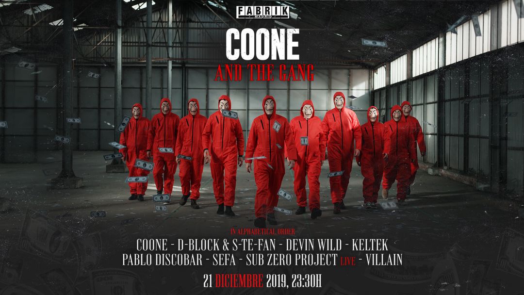 Coone & The Gang event cover