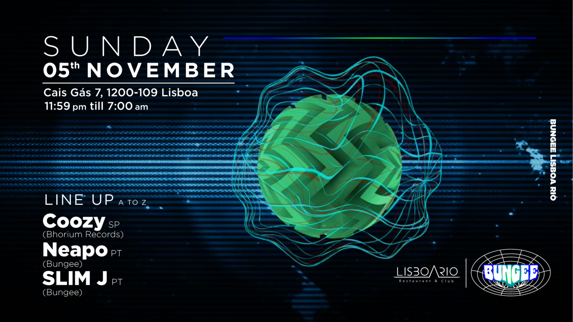 COOZY • NEAPO • SLIM J | SUN 5 NOV • LISBOA RIO image