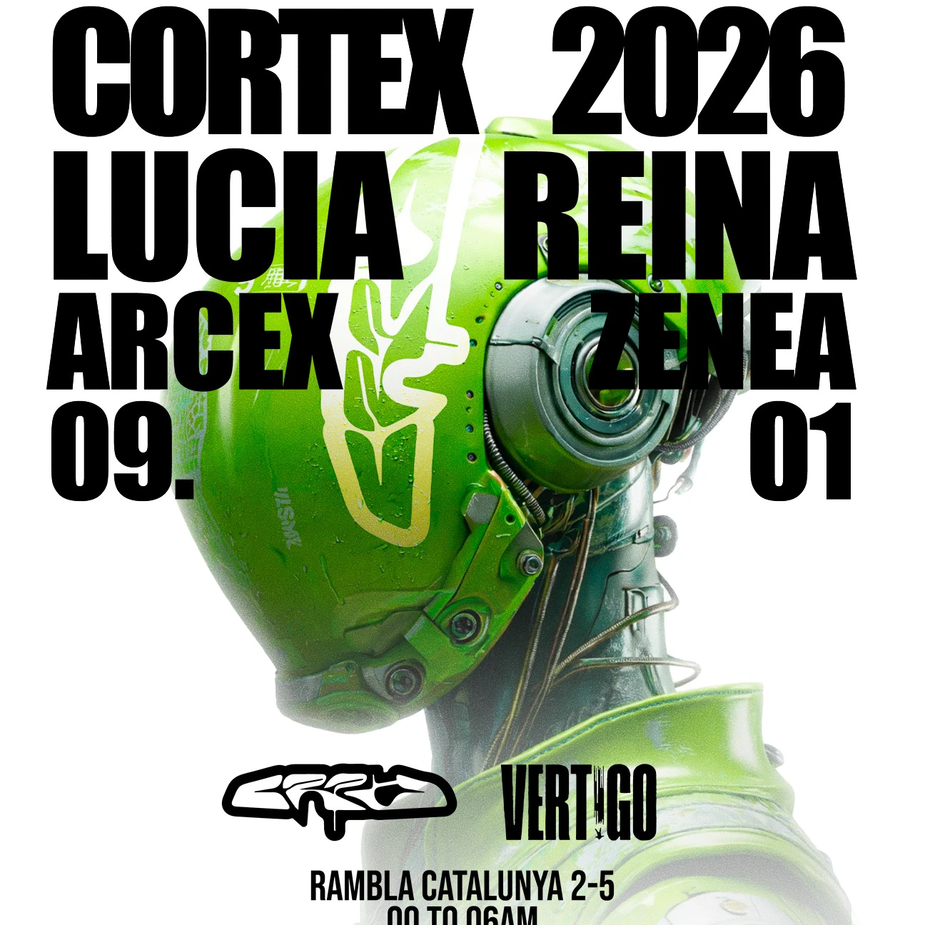 Cortex Bpm 9/01 w// Lucia Reina + Zenea + Arcex image