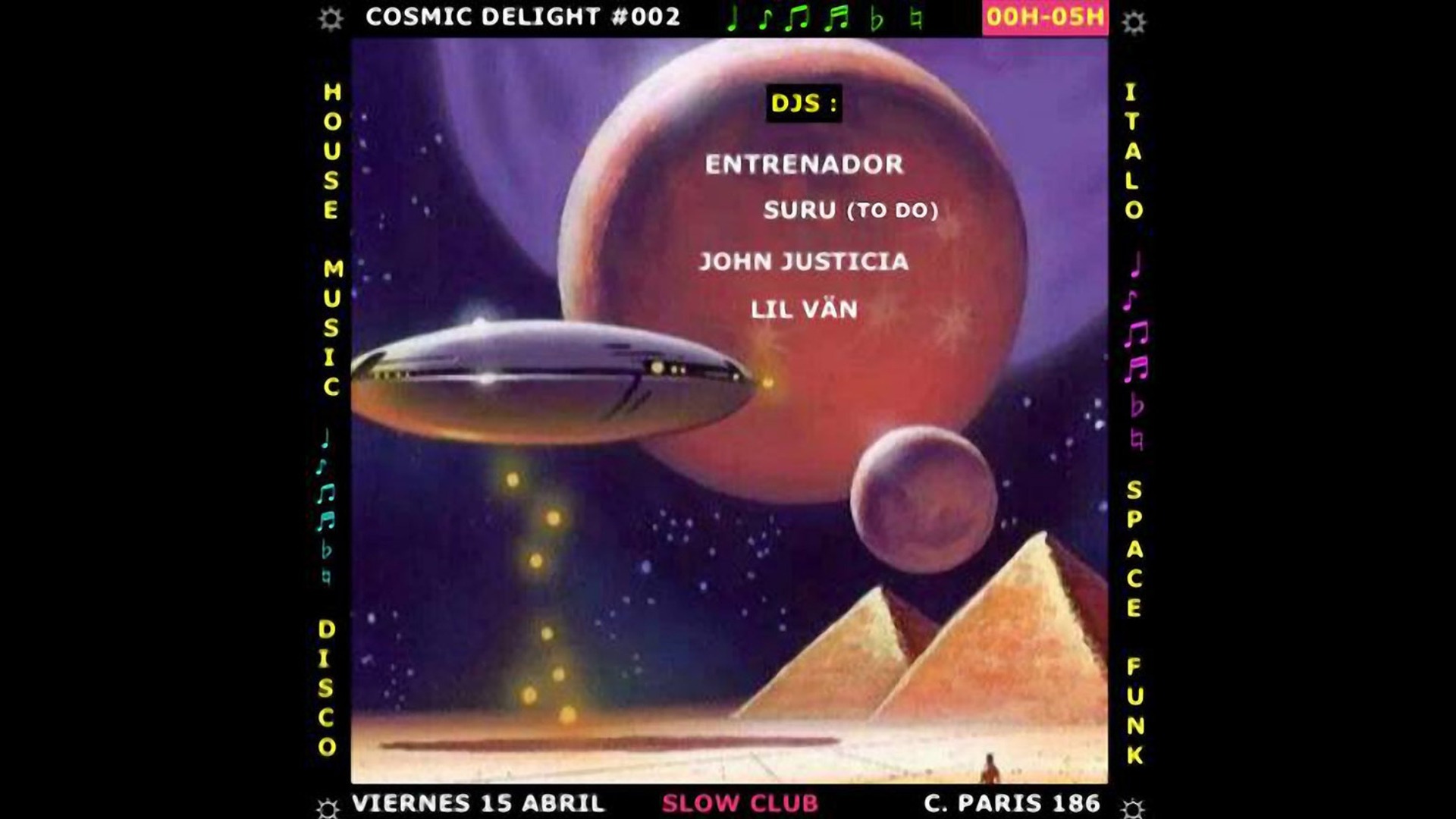 Cosmic Delight: Entrenador + Suru + John Justicia + Lil Vän image
