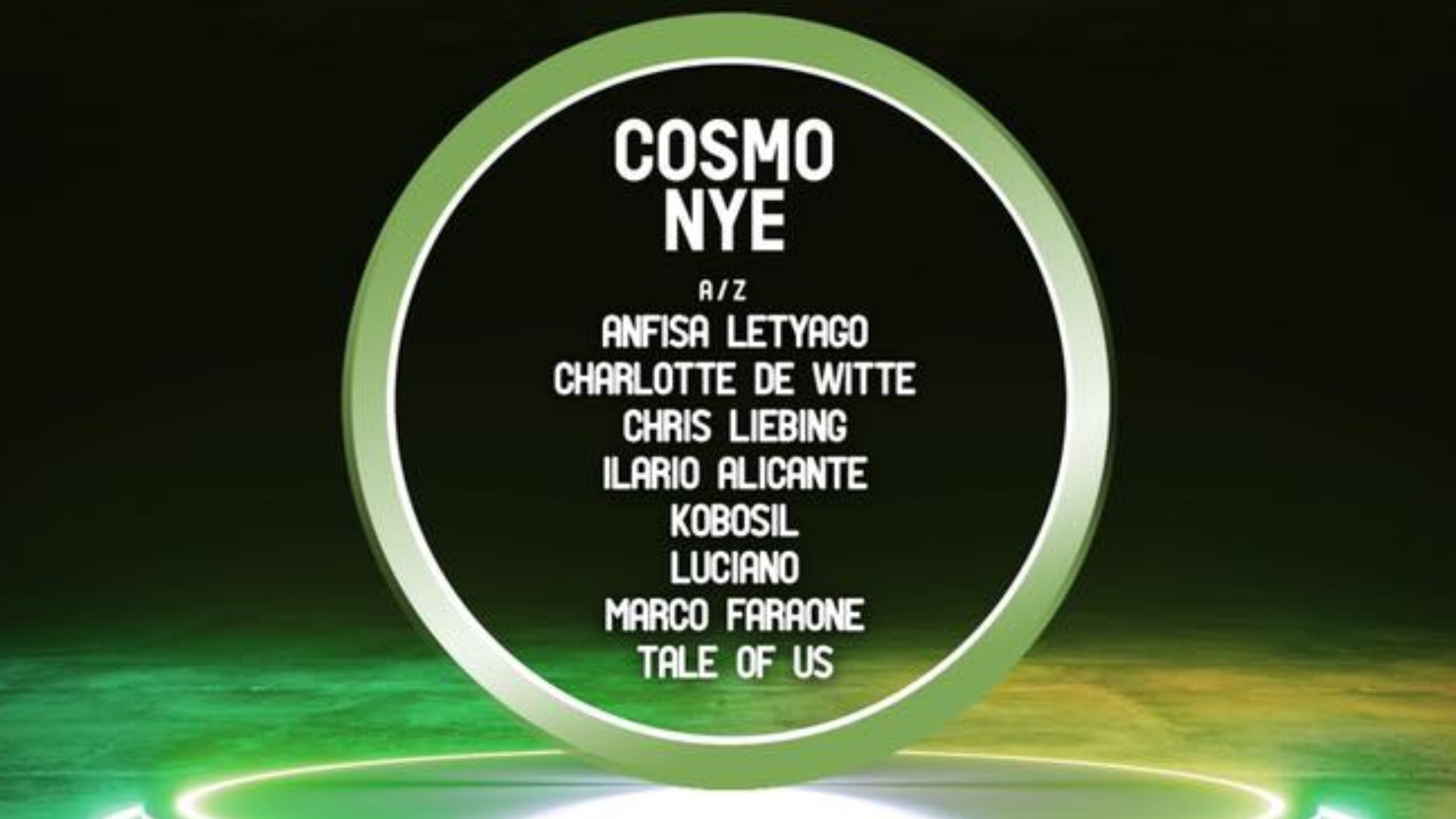 COSMO NYE Rome w/ Charlotte De Witte, Chris Liebing, Ilario Alicante, Kobosil, Luciano, Marco Faraone, Tale of Us