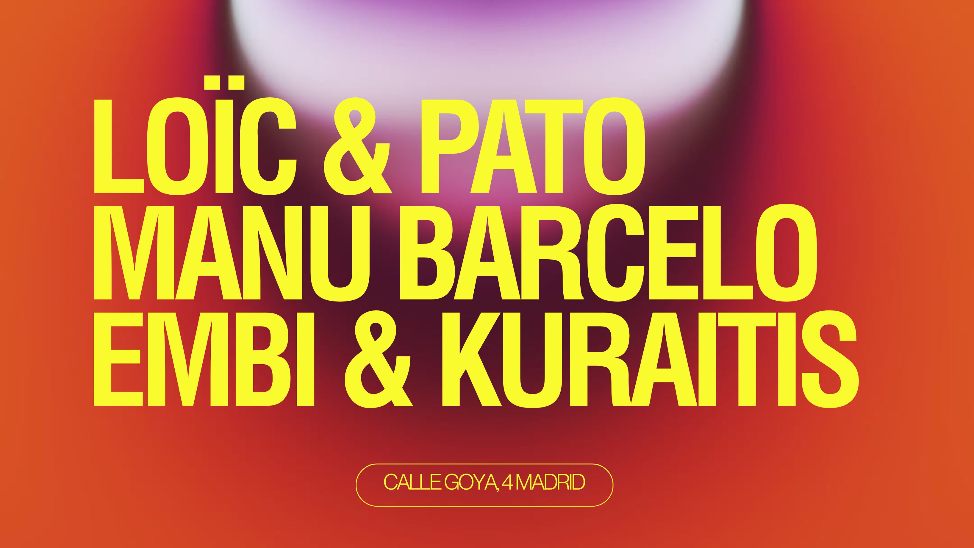 COUP Pres. Loïc & Pato, Manu Barcelo, Embi & Kuraitis image