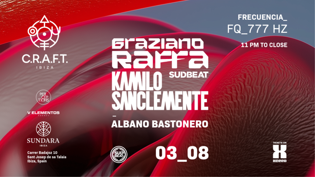  C.R.A.F.T. pres: Graziano Raffa, Kamilo Sanclemente, Albano Bastonero image