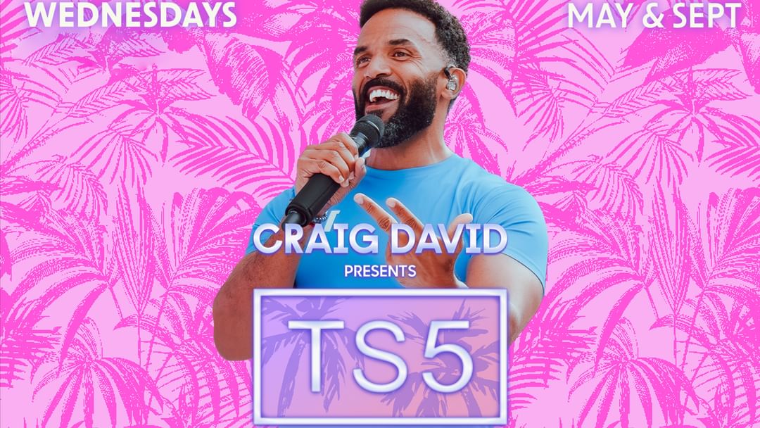 Craig David presents TS5 event cover
