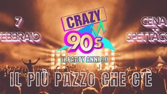 Cover for event: Crazy 90s @ Teatro Cartiere Carrara Firenze