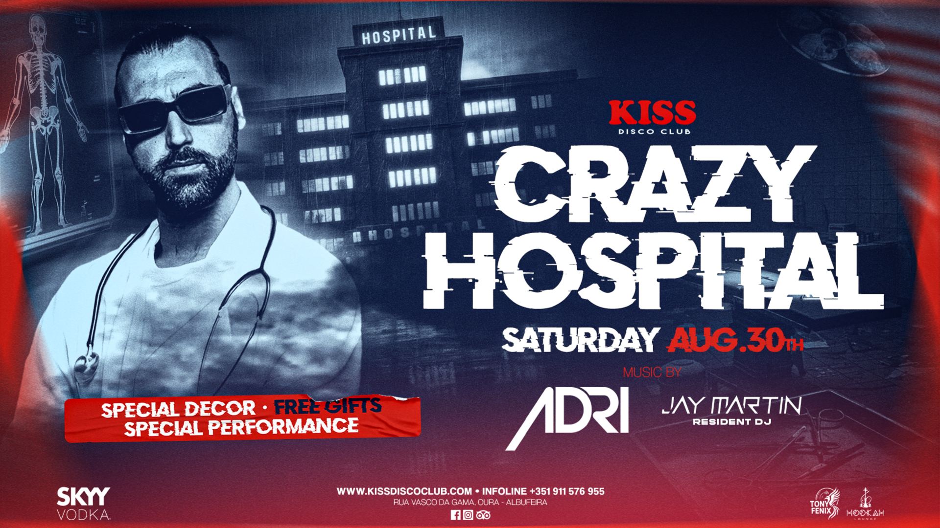 CRAZY HOSPITAL// DJ ADRI & JAY MARTIN// SATURDAY NIGHT image
