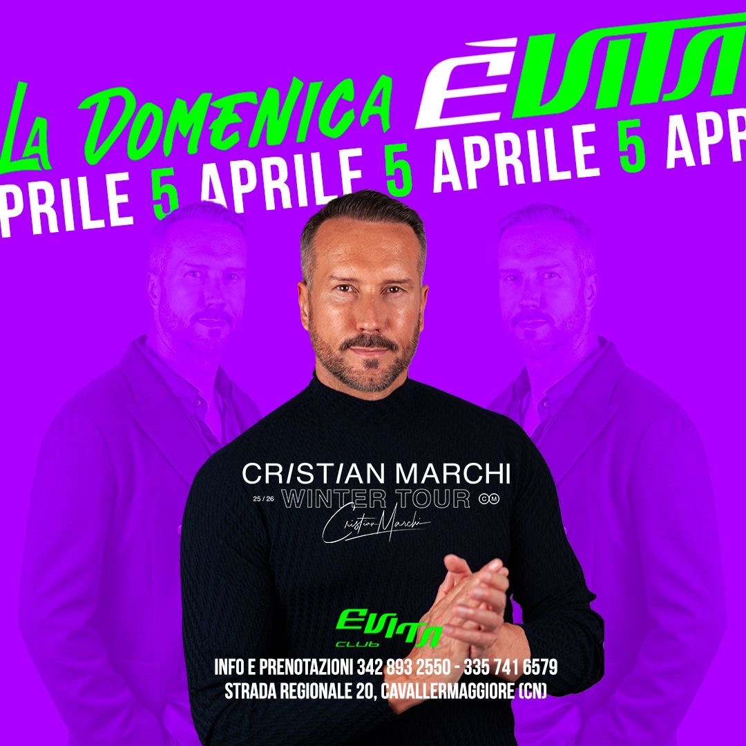 CRISTIAN MARCHI Dom 05.04 | Evita Club image