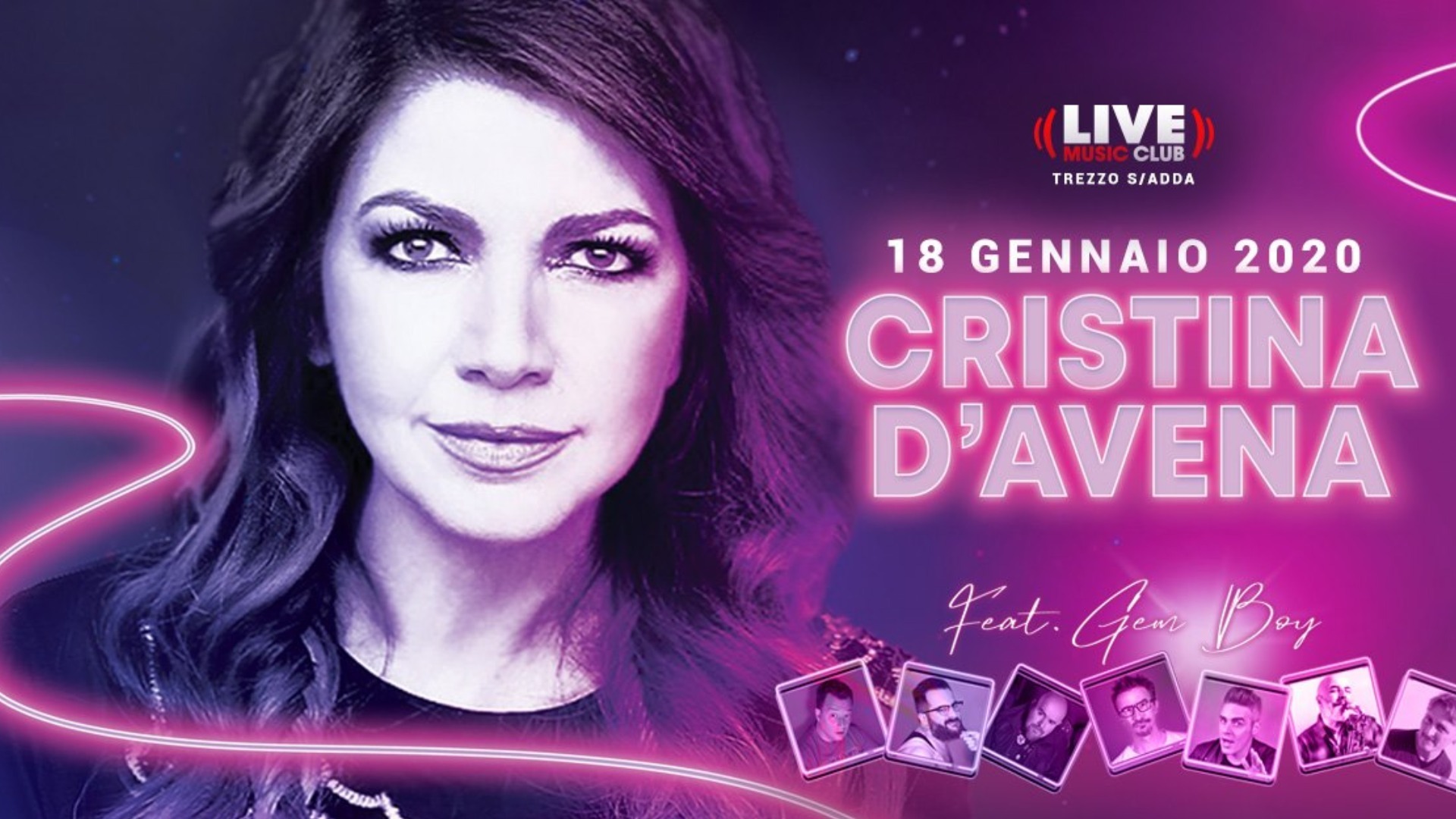 Cristina d'Avena & Gem Boy Show - Live Club image