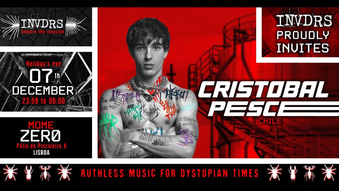 CRISTOBAL PESCE @ ZERO CLUB-Eventplakat