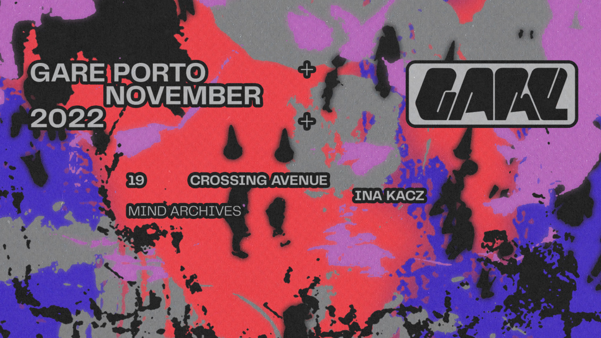 Crossing Avenue [live] + Ina Kacz + Mind Archives image