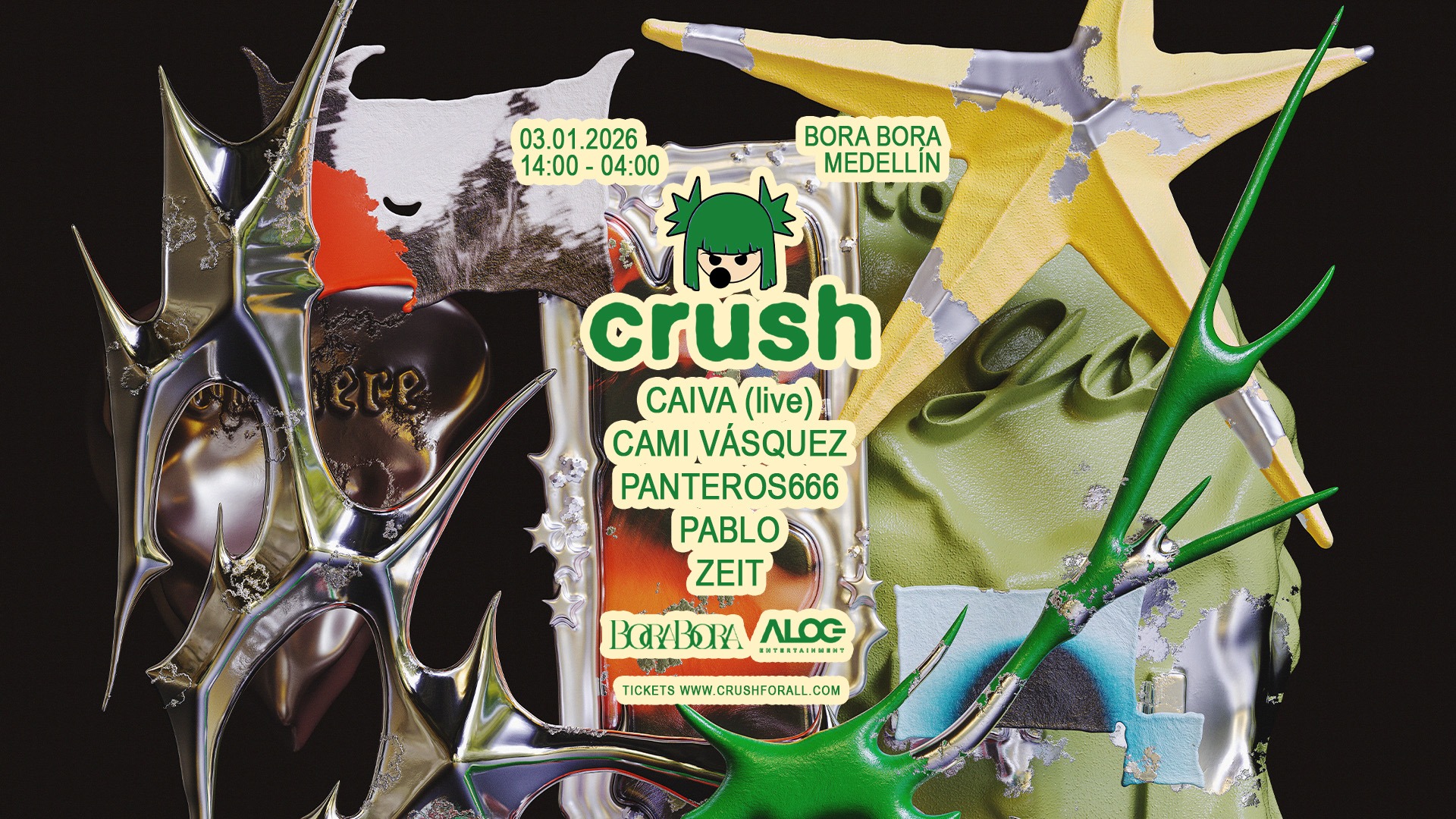 CRUSH: Caiva, Cami Vásquez, Panteros666, Pablo, Zeit image