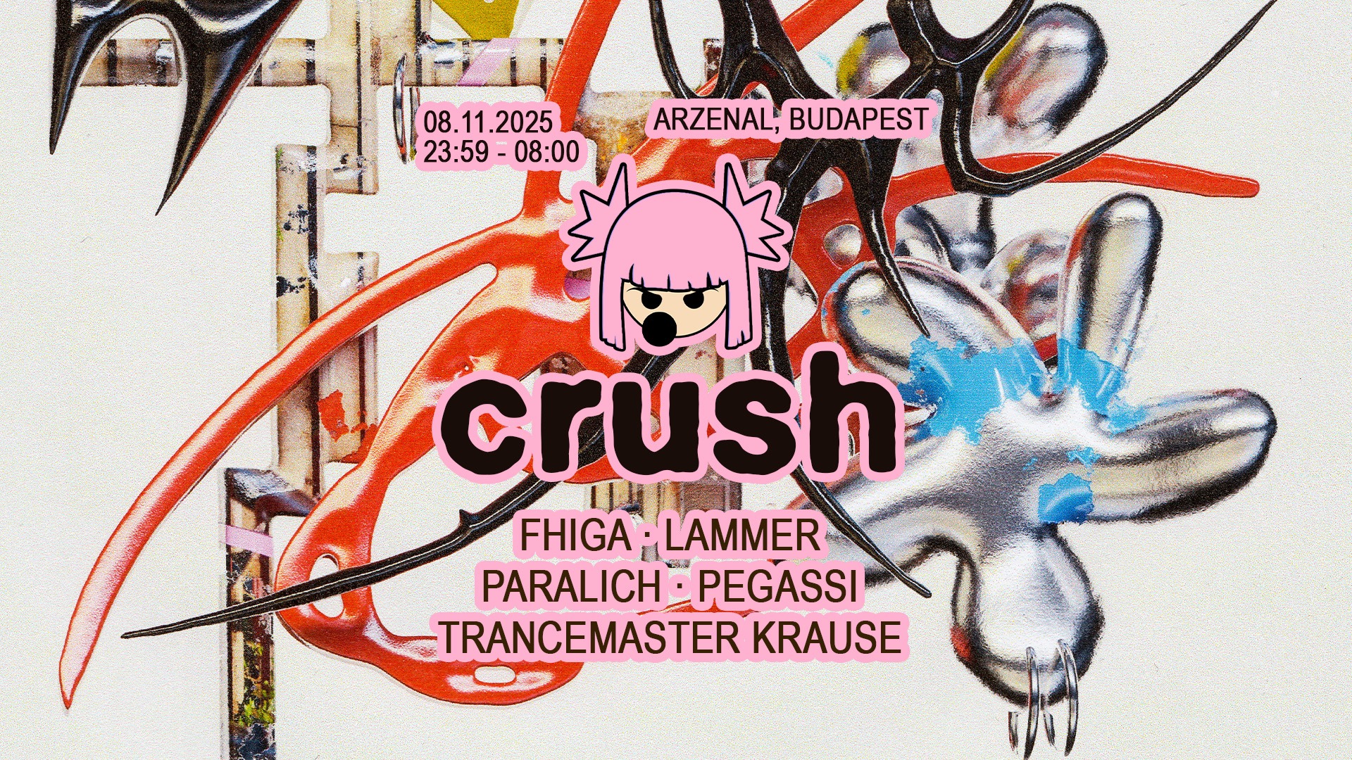 CRUSH with Pegassi, Lammer, Trancemaster Krause, Paralich and Fhiga image
