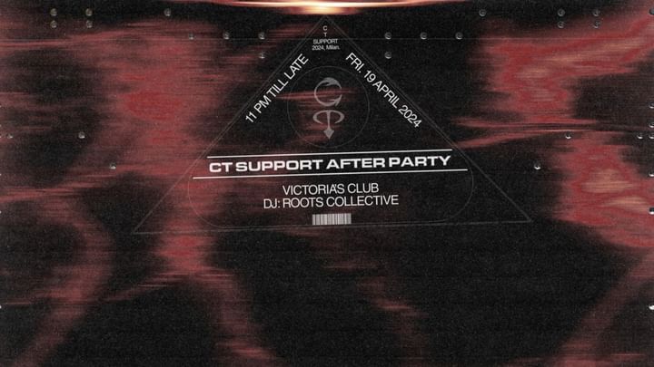 Cover for event: CT SUPPORT AFTER PARTY invites ЯOOTS.