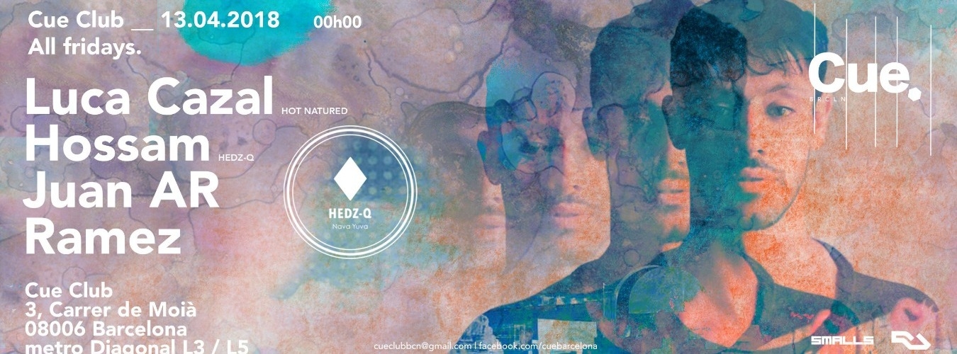 CUE Club & Hedz-Q | Luca Cazal, Hossam, Juan AR & Ramez image