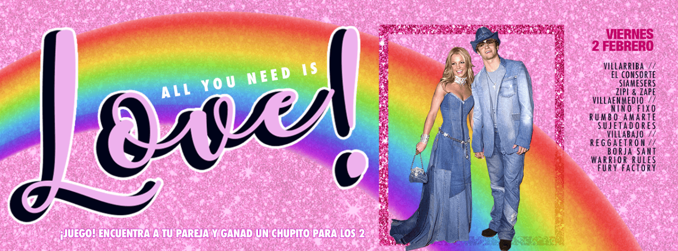 #CUENCAclub 3 SALAS: ALL YOU NEED IS LOVE + REGGAETRÓN image