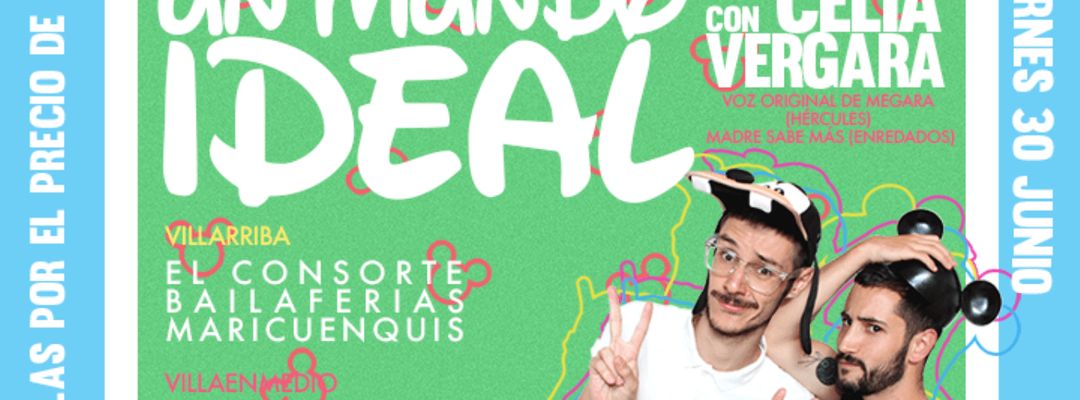 Copertina evento #CUENCAclub 3 SALAS: ¡ORGULLO! Un Mundo Ideal con Megara y Reggaetrón con Leticia Sabater