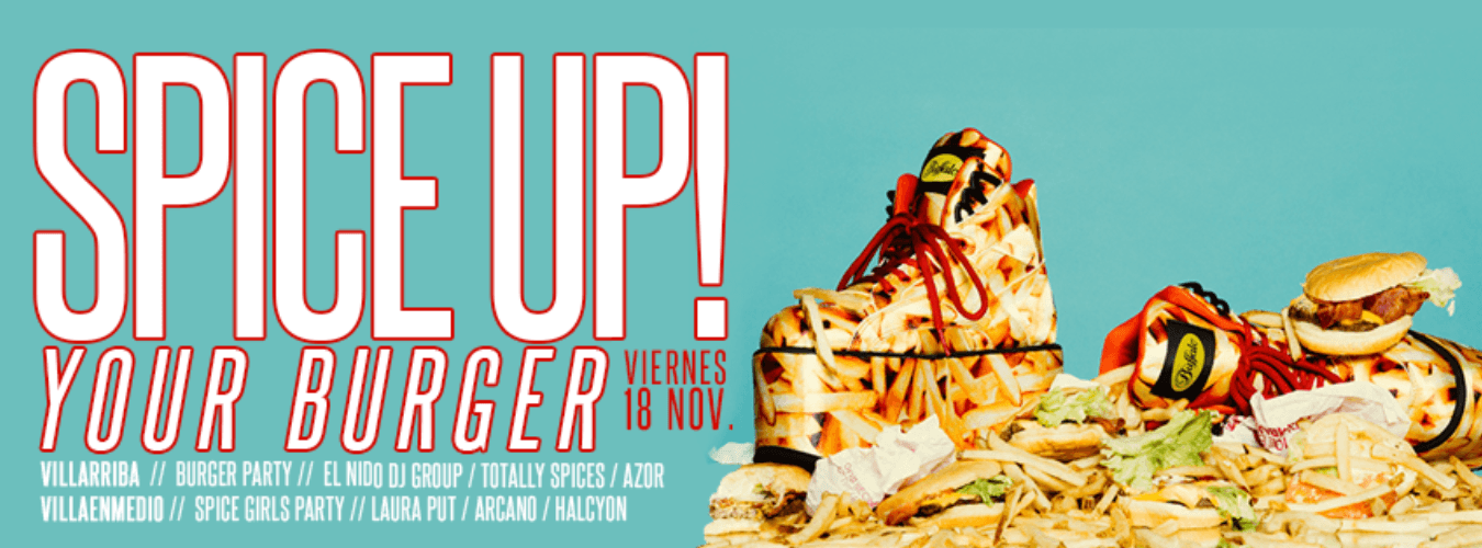 #CUENCAclub 3 SALAS:  SPICE UP your BURGER + Trastero image
