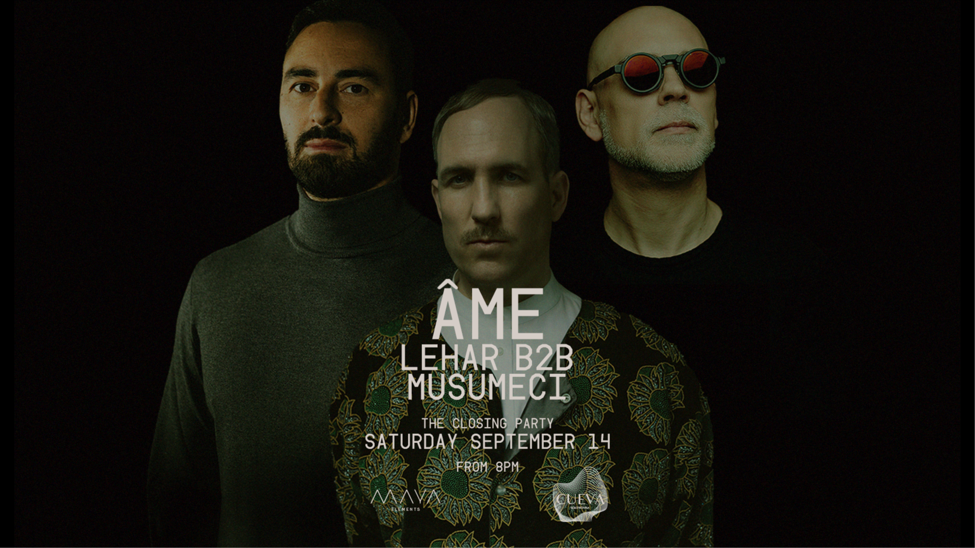 CUEVA ELECTRÓNICA CLOSING PARTY - ÂME, LEHAR B2B MUSUMECI image